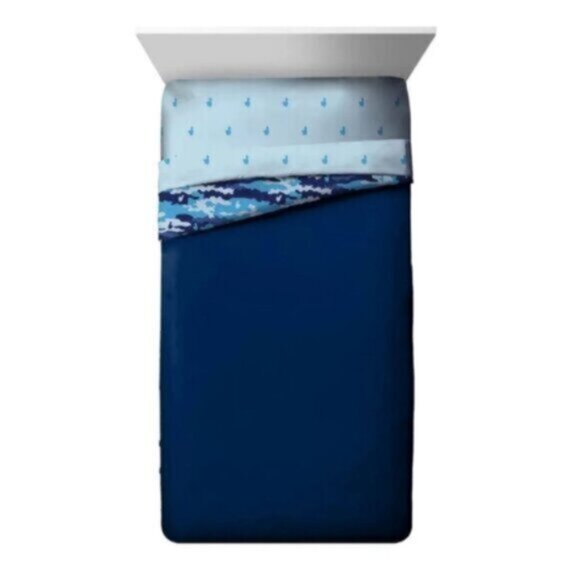 FORTNITE Loot Llama Blue White CAMO Bed IN Bag Comforter Set - Picture 7 of 12